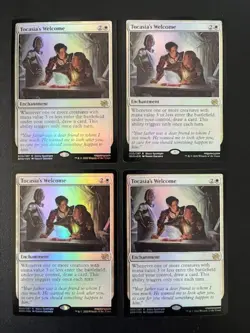 MTG- Tocasia's Welcome x4 - The Brother's War FOIL - Image 1
