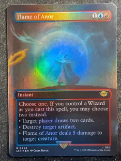 Flame of Anor - Foil Borderless - LOTR Tales of Middle Earth (MTG) - Image 1