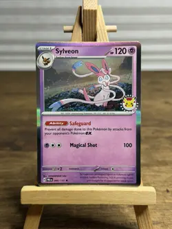 Sylveon Prismatic Evolutions Pokemon Day - 2025 Stamped Promo - Holo 040/131 NM - Image 1