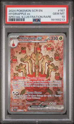 2024 POKEMON SCR EN-STELLAR CROWN SPECIAL ILLUSTRATION RARE HYDRAPPLE EX PSA 10 - Image 1