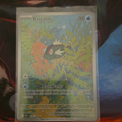Pokemon Co. Basculin 108/086 Sv: White Flare IR Holo Full Art Eng Water 90 HP - Image 1