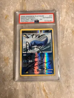 2009 Pokemon Platinum Supreme Victors Midori Harada PSA Auth - Image 1