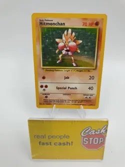 HITMONCHAN 7/102 HOLO RARE POKEMON TRADING CARD GAME - Image 1