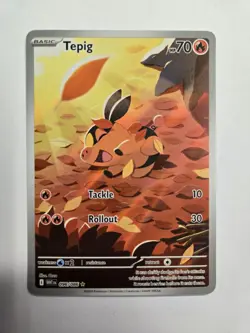POKEMON TCG TEPIG WHITE FLARE IR HOLO 096/086 - Image 1