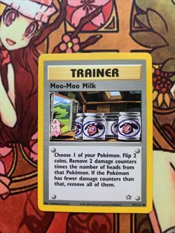 Moo Moo Milk 101/111 Trainer -1st Edition- Neo Genesis Pokemon Card NM/M - Image 1