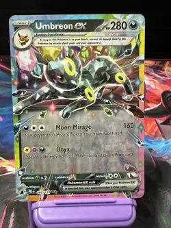 Umbreon ex 060/131 RR Holo Prismatic Evolutions Eeveelution Pokemon Card - Image 1