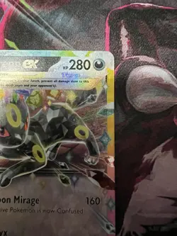 Umbreon ex 060/131 RR Holo Prismatic Evolutions Eeveelution Pokemon Card - Image 4