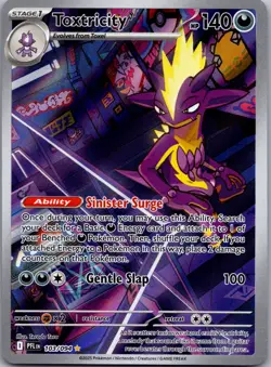 Toxtricity 103/094 Illustration Rare Phantasmal Flames Pokemon Near Mint - Image 1