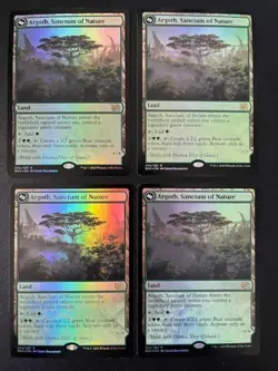 MTG- Argoth, Sanctum of Nature x4 - The Brother's War FOIL - Image 1
