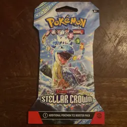 Pokemon TCG S&V Stellar Crown Sleeved Booster Pack New Sealed - Image 1