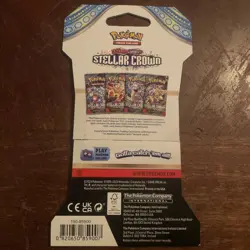 Pokemon TCG S&V Stellar Crown Sleeved Booster Pack New Sealed - Image 2