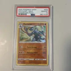 2020 Machamp Pokemon 26/73 Champions Path Holo PSA 10 💥💥💥 - Image 1