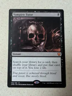 Magic the Gathering Vampiric Tutor Commander Legends NM MTG Regular Card - Image 1