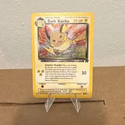 Pokemon TCG Dark Raichu 83/82 Team Rocket Holo 2000 English 70 HP - Image 1