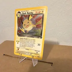 Pokemon TCG Dark Raichu 83/82 Team Rocket Holo 2000 English 70 HP - Image 2