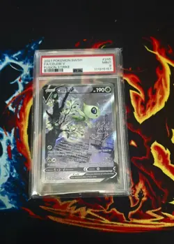 Pokemon 2021 Fusion Strike Celebi V 245/264 Full Art Holo Ultra Rare PSA 9 - Image 1