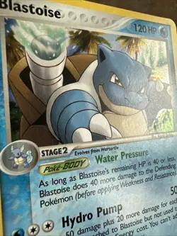 2006 Pokemon EX Crystal Guardians Blastoise Holo 14/100 MP - Image 3