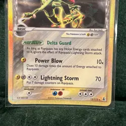 Pokemon TCG Rayquaza Delta Species 13/113 Reverse Holo - Image 3