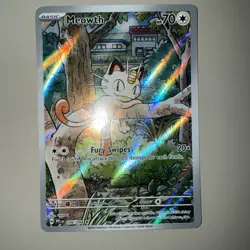 Meowth 106/094 Me02: Phantasmal Flames Holo NM Pack Fresh Pokemon TCG - Image 1