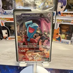 Team Rocket's Wobbuffet 203 SV Scarlet & Violet Promo Holo Basic 110 HP TCG - Image 1