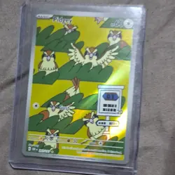 Pokemon TCG Pidgey 207/193 Paldea Evolved Illustration Rare Holo 60 HP - Image 1