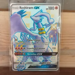 Reshiram GX SV51/SV94 Hidden Fates: Shiny Vault Shiny Holo Rare 2019 - Image 1