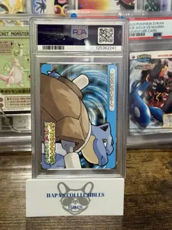 2004 Pokemon e-Battle Swimmer Braden JP A017 FireRed LeafGreen Blue PSA 9 POP 14 - Image 3