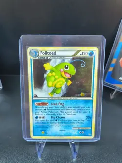 Pokemon TCG Politoed 7/95 HeartGold SoulSilver Unleashed Holo Rare - Image 1