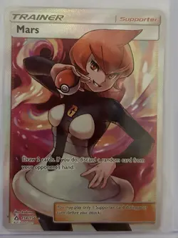 Pokemon TCG Mars Full Art Ultra Rare 154/156 SM Ultra Prism Holo English - Image 1
