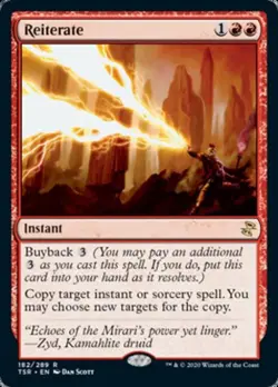 MTG English Reiterate NM Normal Time Spiral Remastered - Image 1