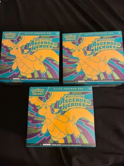 Pokemon TCG - Ascended Heroes - ETB - Elite Trainer Box x 3 - Image 1