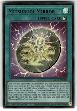 Mitsurugi Mirror L26D-ENM16 Ultra Rare Legendary Modern Decks 2026 Yu-Gi-Oh NM - Image 1