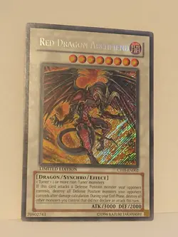 Yugioh Red Dragon Archfiend CT05-EN002 Secret Rare Limited Edition NM - Image 3
