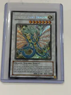 Yugioh Ancient Fairy Dragon CT06-EN002 Secret Rare Limited Edition LP - Image 1