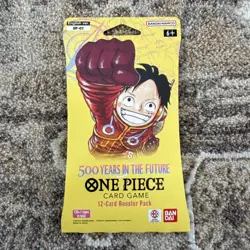 One Piece OP-07 500 Years In The Future Sleeved Blister Booster Pack - Sealed - Image 1