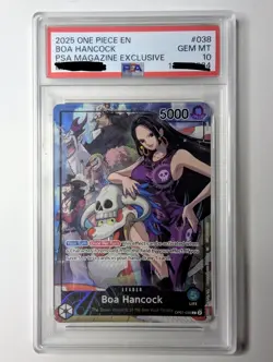 One Piece Promo Psa Magazine Exclusive Boa Hancock #038 PSA 10 - Image 1