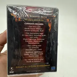 WOW WORLD OF WARCRAFT Class Starter Deck - Tauren Shaman NEW SEALED ENG - Image 4