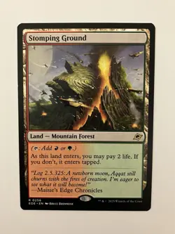 x1 Stomping Ground EOE Edge of Eternities MTG 258 M/NM 1x - Image 1