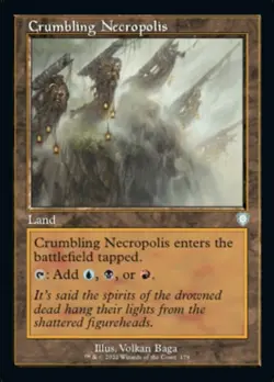 [1x] Crumbling Necropolis - Near Mint, English - The Brothers' War Commander MTG - Image 1