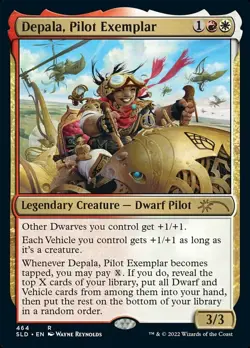 [1x] Depala, Pilot Exemplar (464) - Foil - Near Mint, English - Secret Lair MTG - Image 1