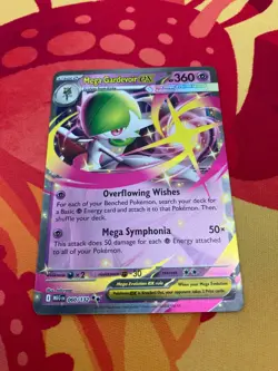 Mega Gardevoir ex 60/132 Double Rare Mega Evolution English Pokemon TCG - Image 1