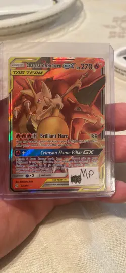 Pokemon TCG Charizard & Braixen GX 22/236 SM Cosmic Eclipse TAG TEAM Holo 270 - Image 1
