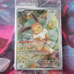 Pokemon TCG Eevee 173 Full Art Black Star Promo Prismatic Evolutions SEALED - Image 1