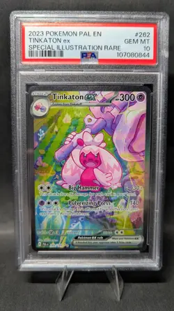 2023 POKEMON PAL EN-PALDEA EVOLVED SPECIAL ILLUSTRATION RARE TINKATON EX PSA 10 - Image 1
