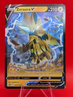 ZERAORA V SWSH263 HOLO P SWORD & SHIELD PROMO POKEMON NM/M ZERAORA V - Image 1