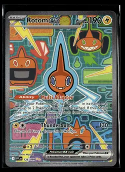 Rotom ex 126/094 Special Illustration Rare Phantasmal Flames Pokemon NM/M - Image 1