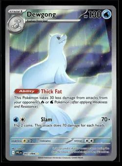 Dewgong 097/094 Illustration Rare Phantasmal Flames Pokemon NM/M - Image 1