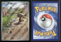 Paldean Wooper 102/094 Illustration Rare Phantasmal Flames Pokemon NM/M - Image 3