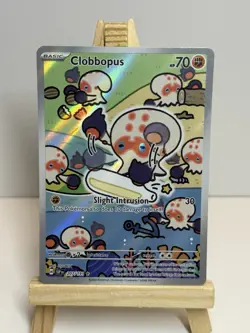 Pokemon: Clobbopus 207/191 Sv08 Surging Sparks Illustration Rare Full Art Holo - Image 1