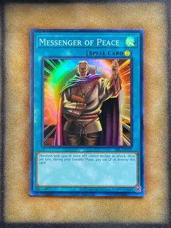 Yugioh Messenger of Peace SRL-EN102 Super Rare 25th Anniversary NM - Image 1